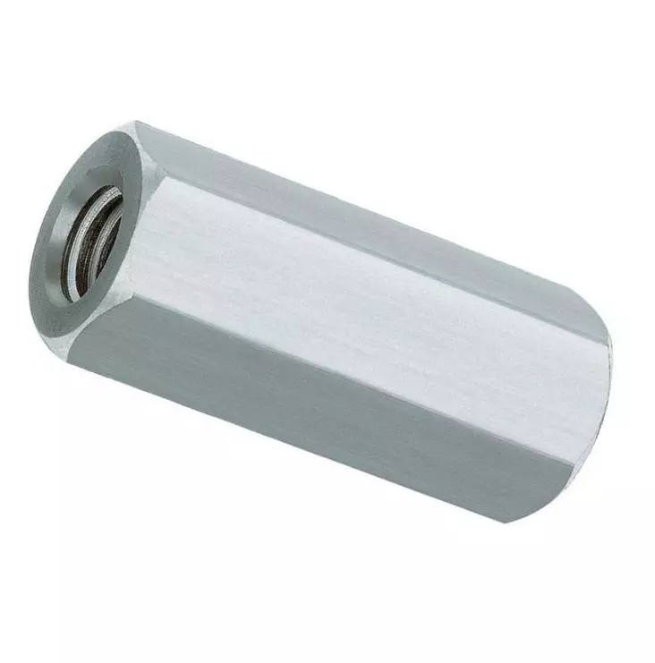 JATKOMUTTERI Fix master Kuusiojatkomutteri, sinkitty teräs DIN6334 ZN - Pultit ja mutterit - 6417926133837 - 1