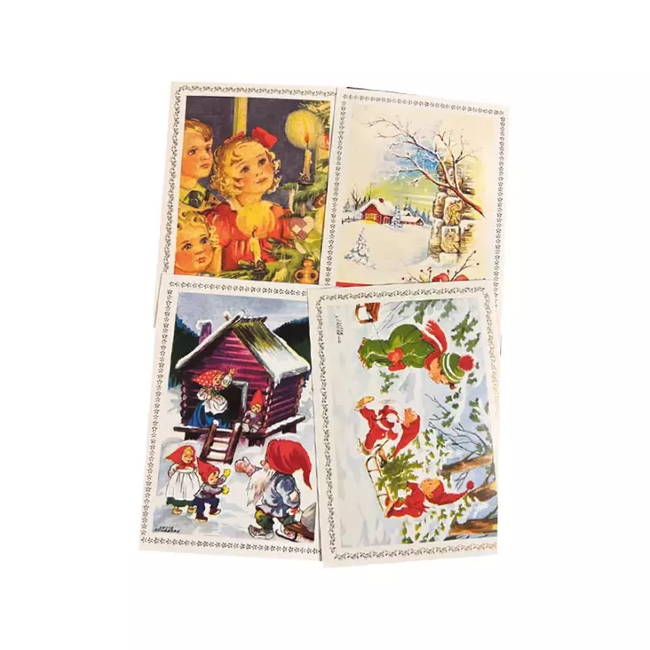 Joulukortti 1-os, erilaisia - Joulukortit - 6416445017567 - 1