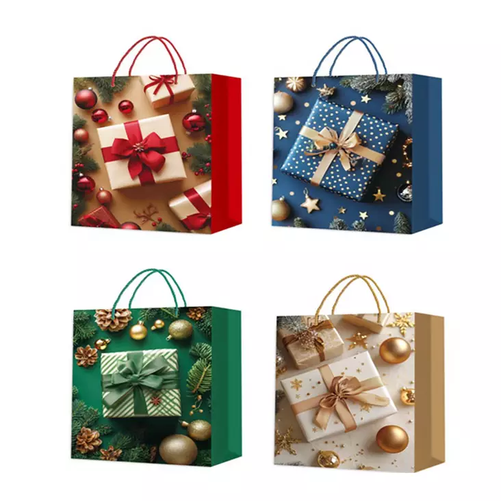 Joulu lahjakassi 32x26x12cm - Lahjakassit joulu - 6438506008987 - 1