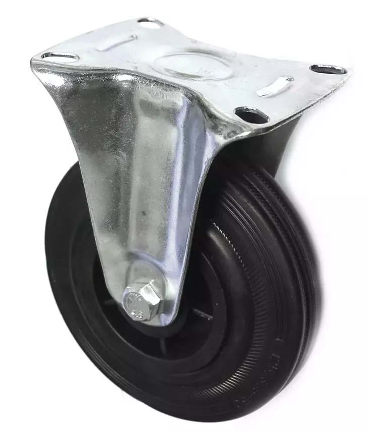 KALUSTEPYÖRÄ 125mm KIINTEÄ - Kalustepyörät - 6438168056067 - 1