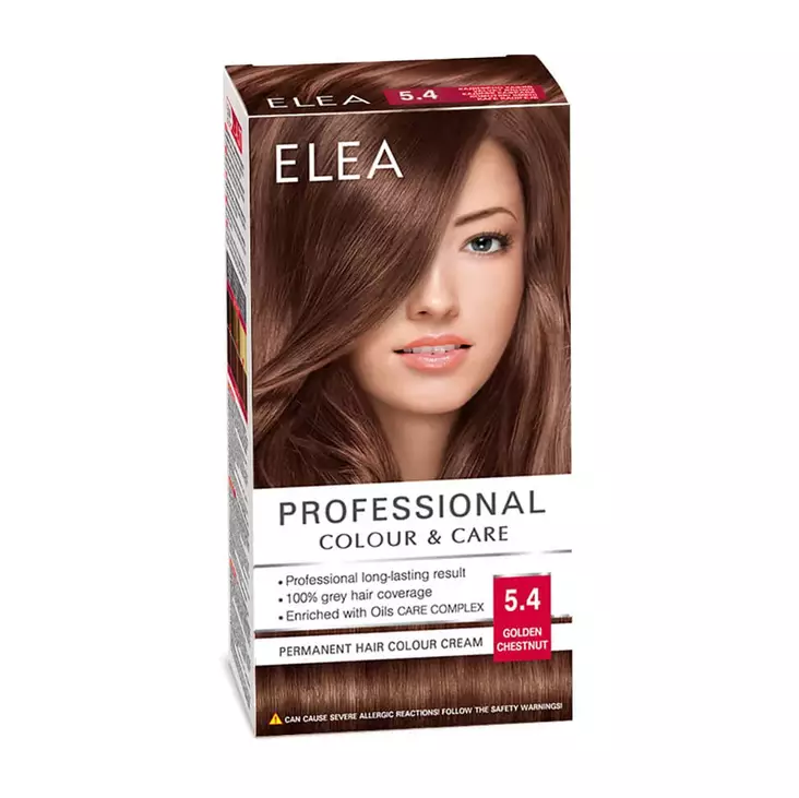 Kestoväri Elea Professional Colour & Care 5.4 Golden Chestnut - Hiusvärit ja sävytteet - 3800708382227 - 1