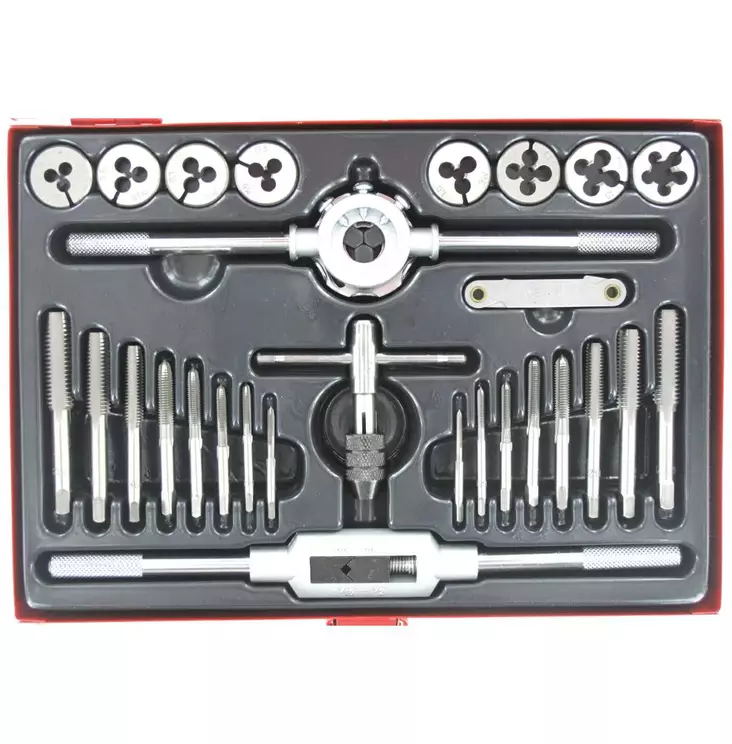 Kierretyökalusarja 28-osainen kierretappi/kierrepakka - Kierrepakat, kierretapit ja vääntimet - 6438417007437 - 1