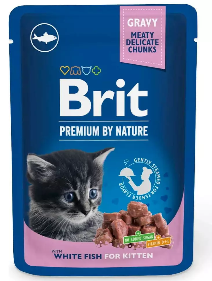 KISSANRUOKA BRIT CAT valk.kala 100G PENNUILLE - Kissanruoat ja herkut - 8595602548637 - 1