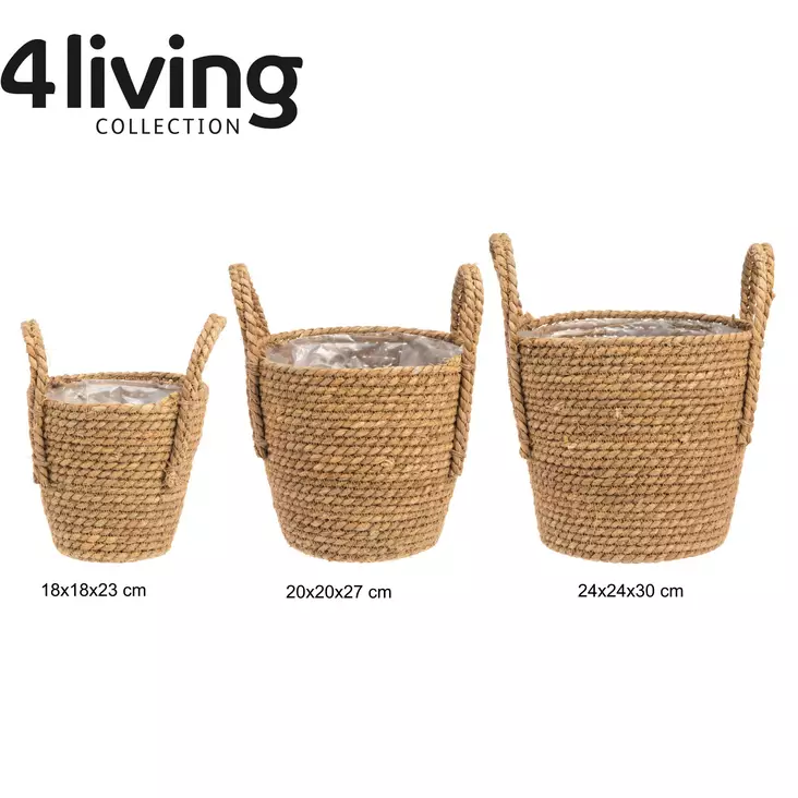 Koriruukku Linnea 20x20x27cm - Sisäruukut ja suojaruukut - 6410413144057 - 1