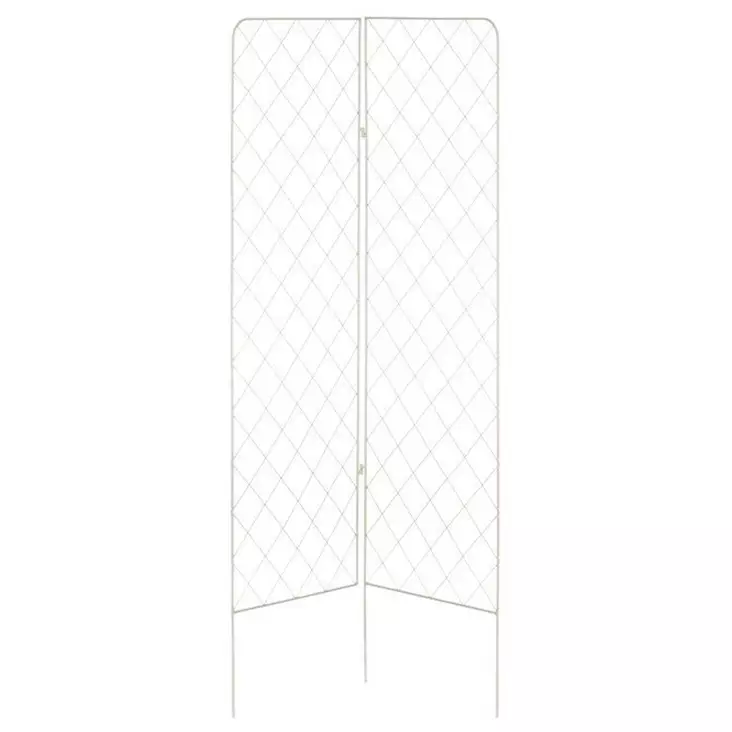 Köynnöstuki valkoinen 145cm - Kasvituet ja köynnöskehikot - 6410416233147 - 1