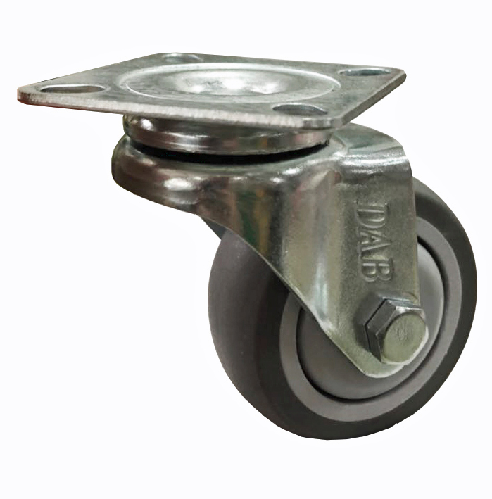 Kalustepyörä jarrulla 75 mm kääntyvä - Kalustepyörät - 6438168104737 - 1