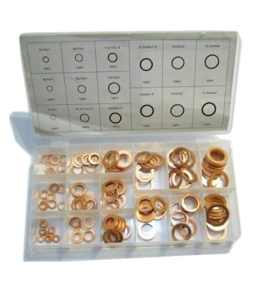 KUPARITIIVISTELAJITELMA 150 KPL - Muut liimat ja tiivisteet - 6438168088167 - 1