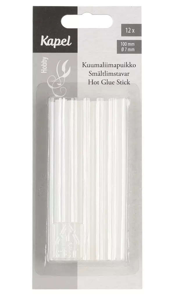 Kuumaliima 12kpl - Kuumaliimapuikot - 6410411531637 - 1