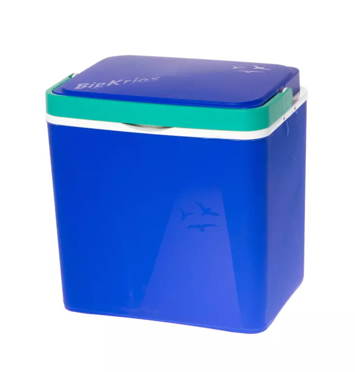 Kest=C3=A4v=C3=A4=C3=A4 kovamuovia. Kansi lukkiutuu kahvaa k=C3=A4=C3=A4=
nt=C3=A4m=C3=A4ll=C3=A4. Sinivalkoinen, vihre=C3=A4 kahva. - Kylmäkallet, kylmälaukut ja coolerit - 8008133007097 - 1