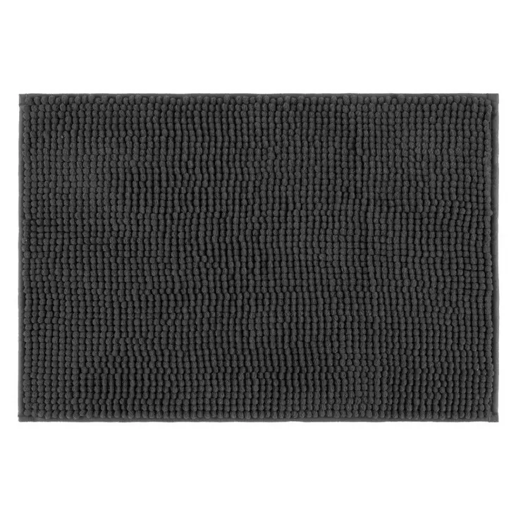 Kylpyhuonematto Chenille 50x80 cm tummanharmaa=20 - Kylpyhuonematot - 6410416298207 - 1