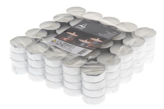 LÄMPÖKYNTTILÄ 100 KPL - Tuikkukynttilät ja lämpökynttilät - 6410412620637 - 1