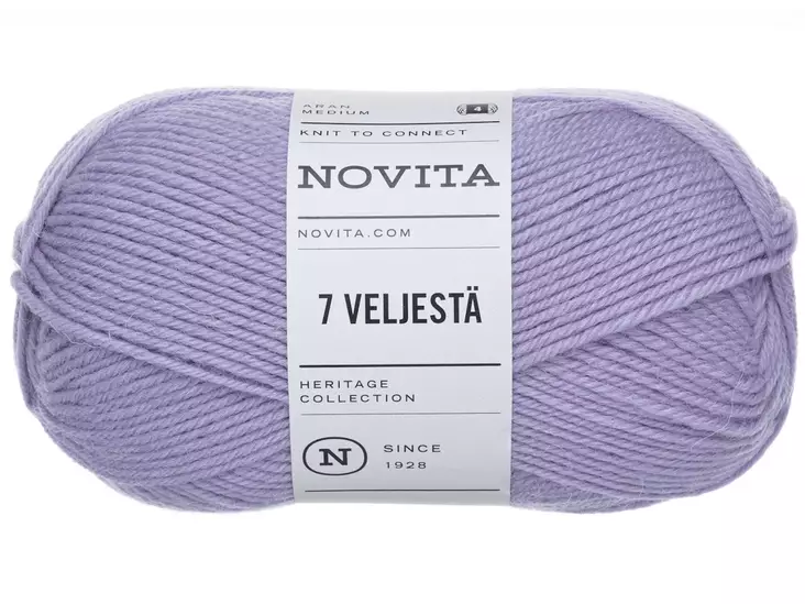 Lanka 7 Veljestä 100h Mustikkamaito 730 - Sukkalangat - 6412618205687 - 1