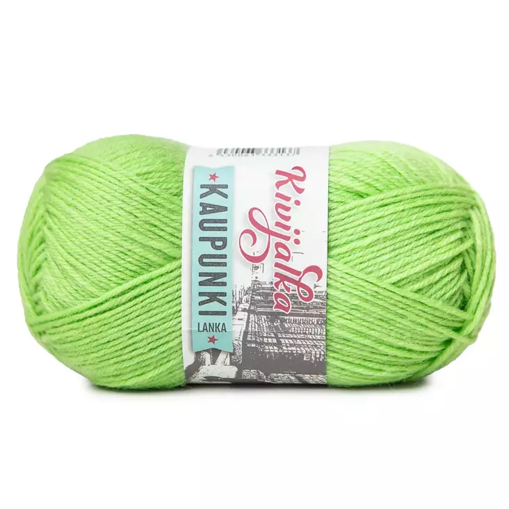 LANKA KIVIJALKA 26 VAALEANVIHREÄ 100g - Sukkalangat - 6430063333137 - 1