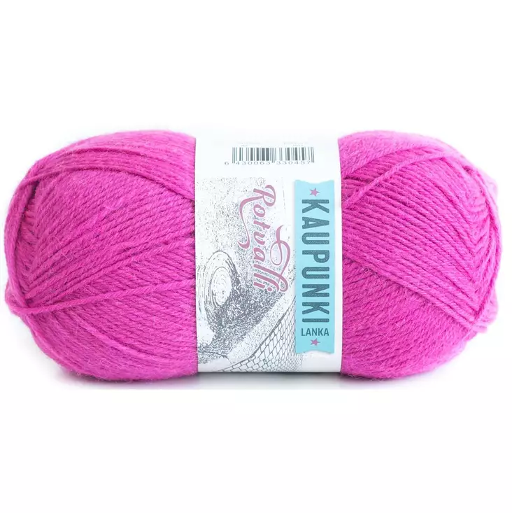 Lanka Rotvalli 42 Fuksia 100 g - Sukkalangat - 6430063330457 - 1