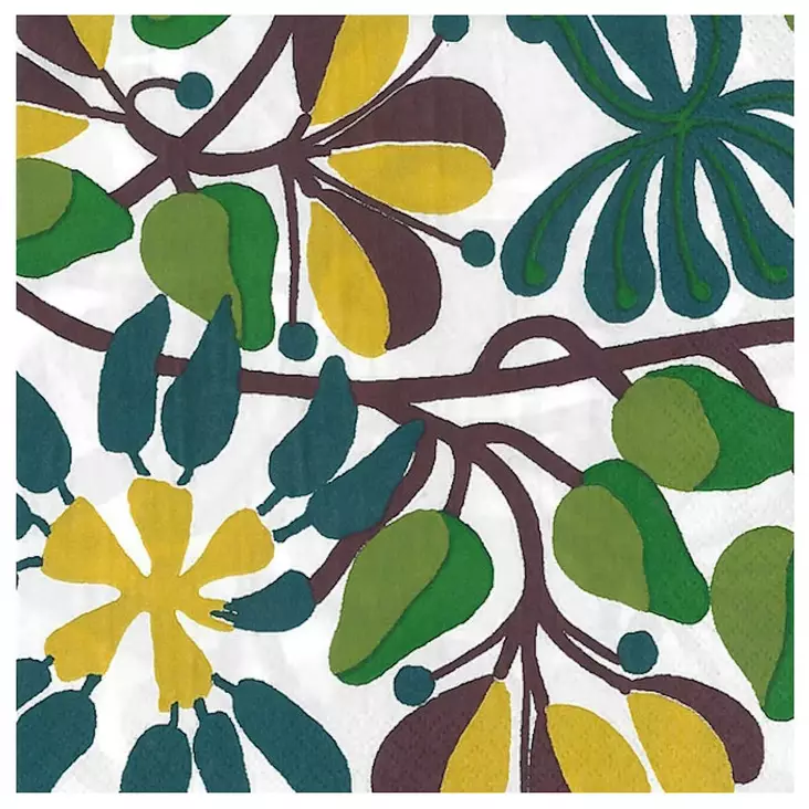 Lautasliina Luumupuu luumu 20kpl/33cm Havi - Lounas-servetit 33x33 - 6411633336017 - 1