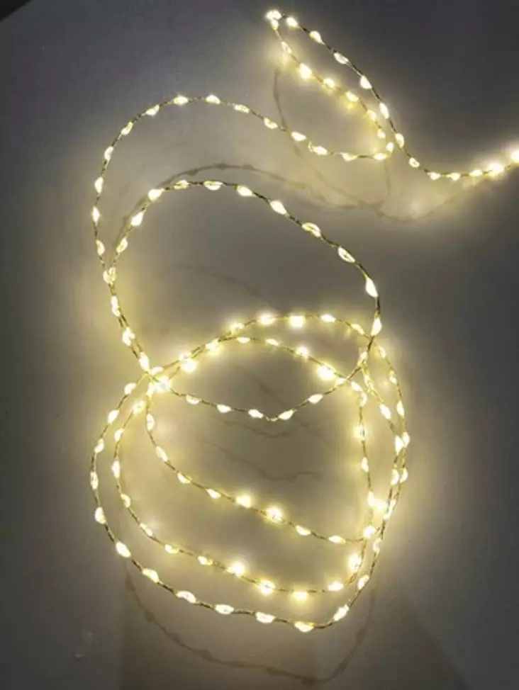 LED VALONAUHA CAROL 155 Ajastin 6 / 18H - Valosarjat paristokäyttöiset - 6438159312837 - 1