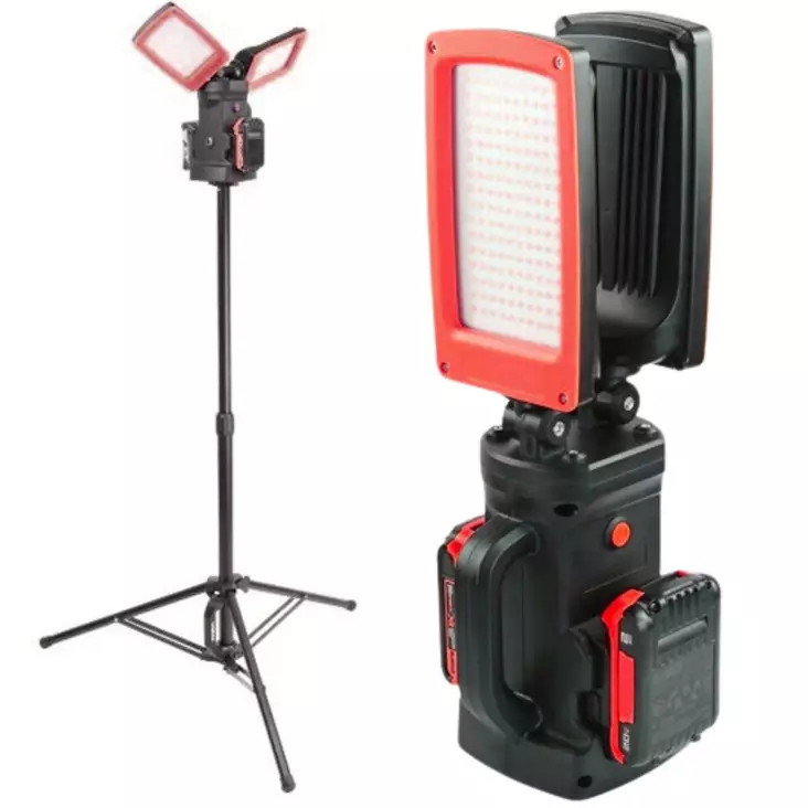 Led valonheitin 2x50W 18V telineellä runko - Valonheittimet - 6438168113807 - 1
