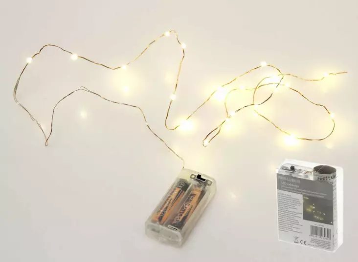 LED VALOT KETJUSSA - Valosarjat paristokäyttöiset - 6410412269607 - 1