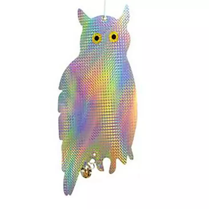 Linnunpelätin pöllö 2kpl kulkusilla - Linnunpelättimet - 6438168119687 - 1