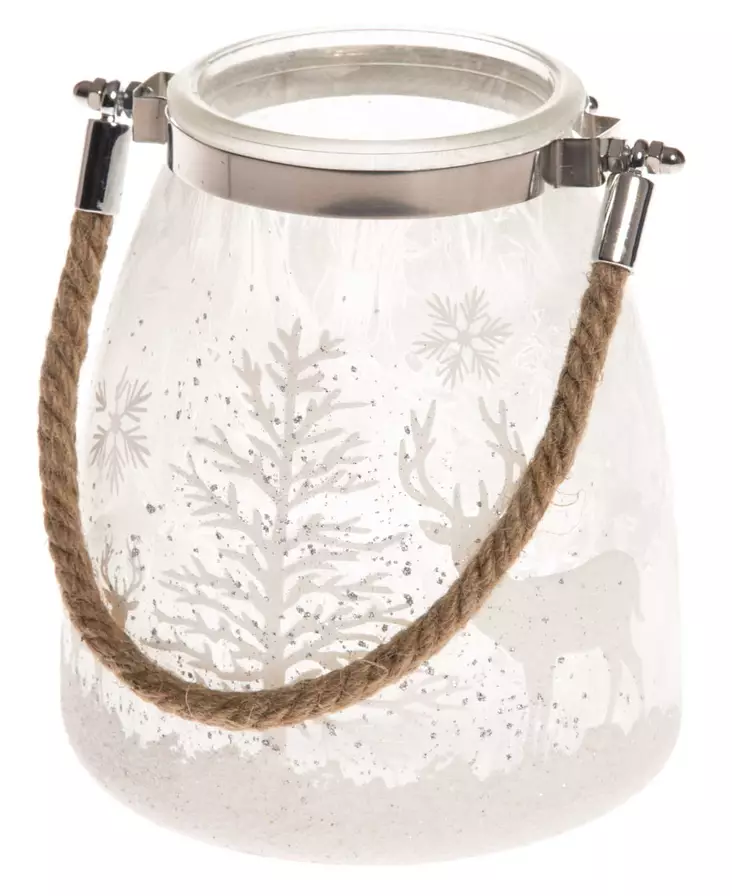 Lyhty 15cm Winter Deer - Lyhdyt sisäkäyttöön - 6410412845917 - 1