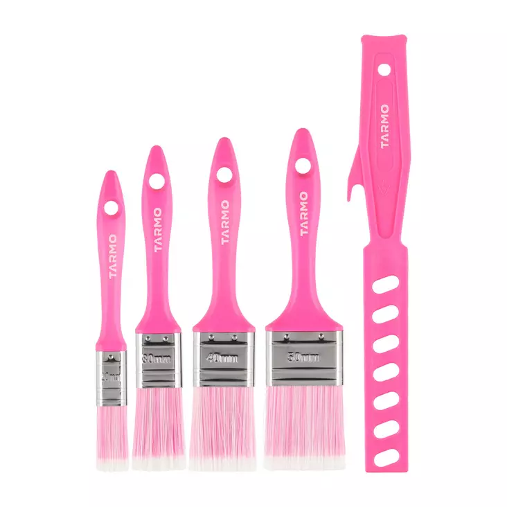 Maalisivellinsarja 5kpl pinkki Tarmo - Pensselisarjat - 6410416505367 - 1