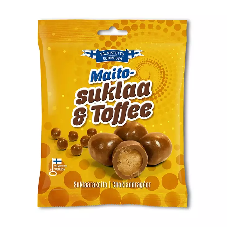 MAITOSUKLAA&TOFFEE 85G - Suklaat - 6430050765507 - 1