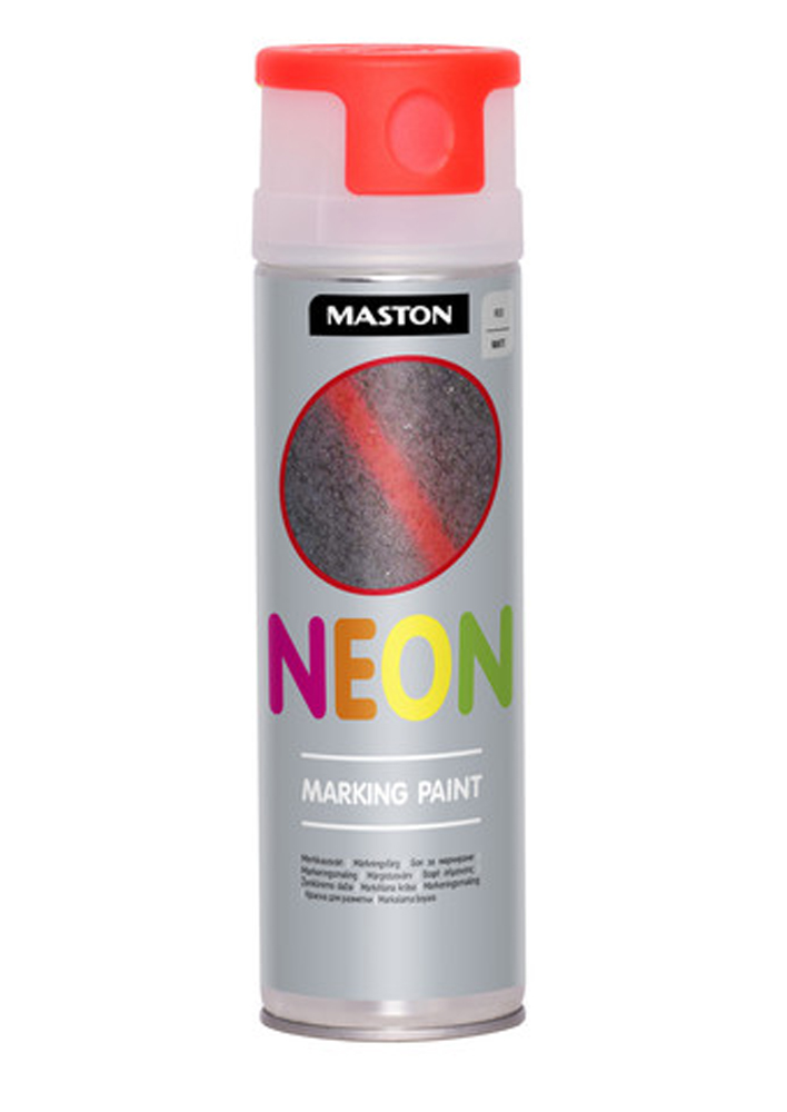MASTON NEON MERKKAUSVÄRI PUNAINEN - Spraymaalit - 6412490004637 - 1