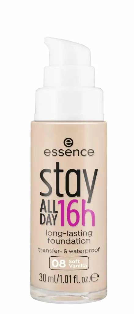 MEIKKIVOIDE essence stay ALL DAY 16h pitkäkestoinen meikkivoide 08 30ml - Meikkivoiteet ja peitevoiteet - 4059729308177 - 1