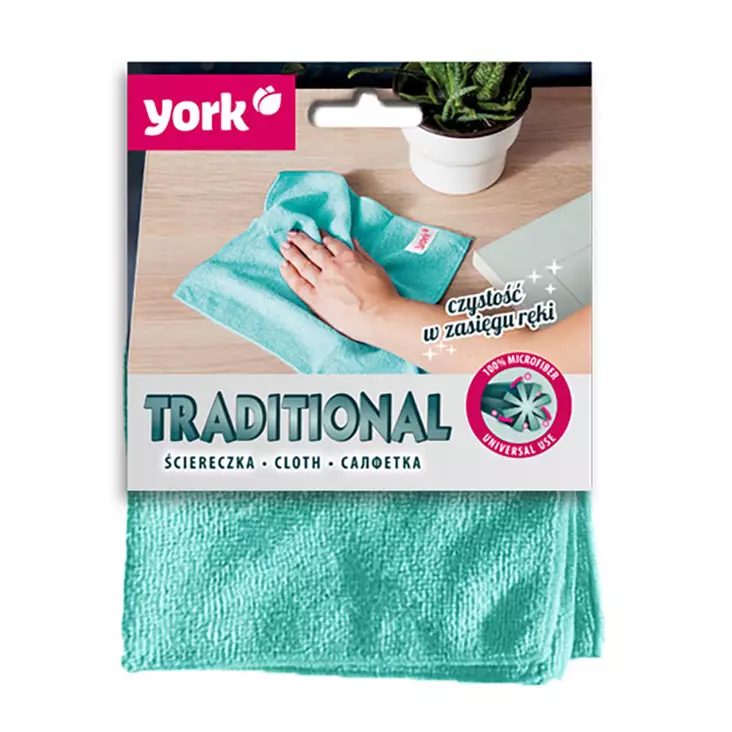 MIKROKUITULIINA 30*30CM YORK - Siivousliinat ja rätit - 5903355007517 - 1