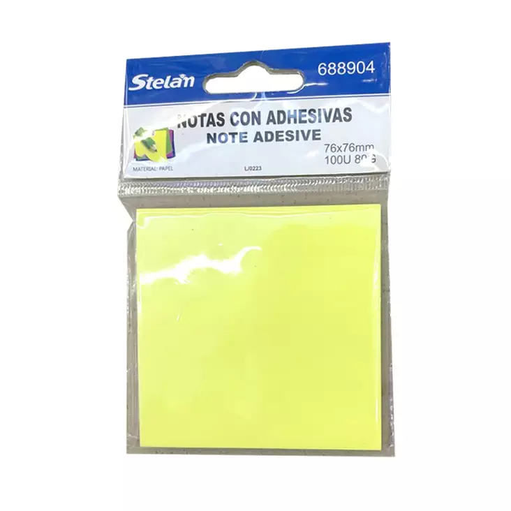 Muistilaput liimalla, 100kpl - Yleiset konttoritarvikkeet - 6438506013127 - 1