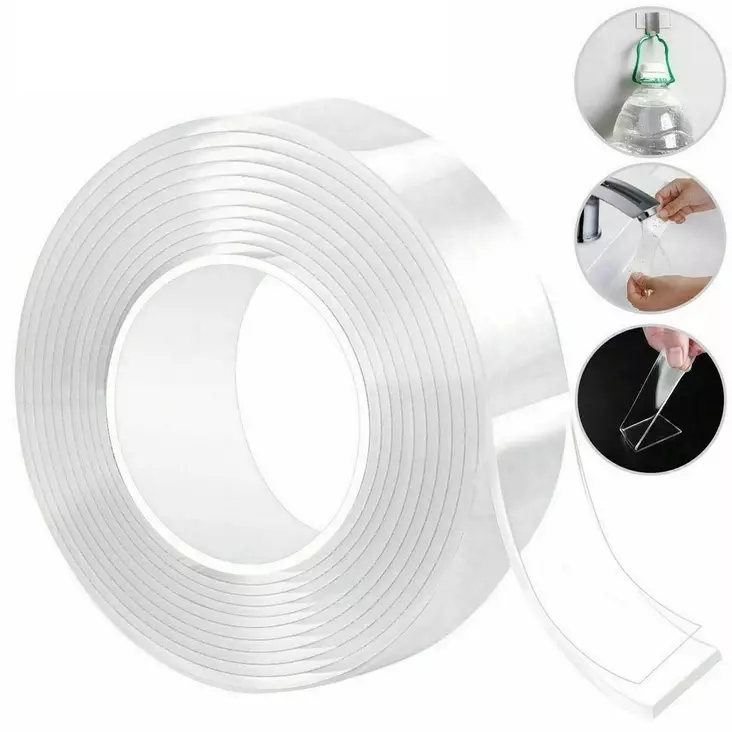 Nanoteippi 30mm x 1m - Kaksipuoleiset teipit ja kiinnitystarrat - 6438168115887 - 1