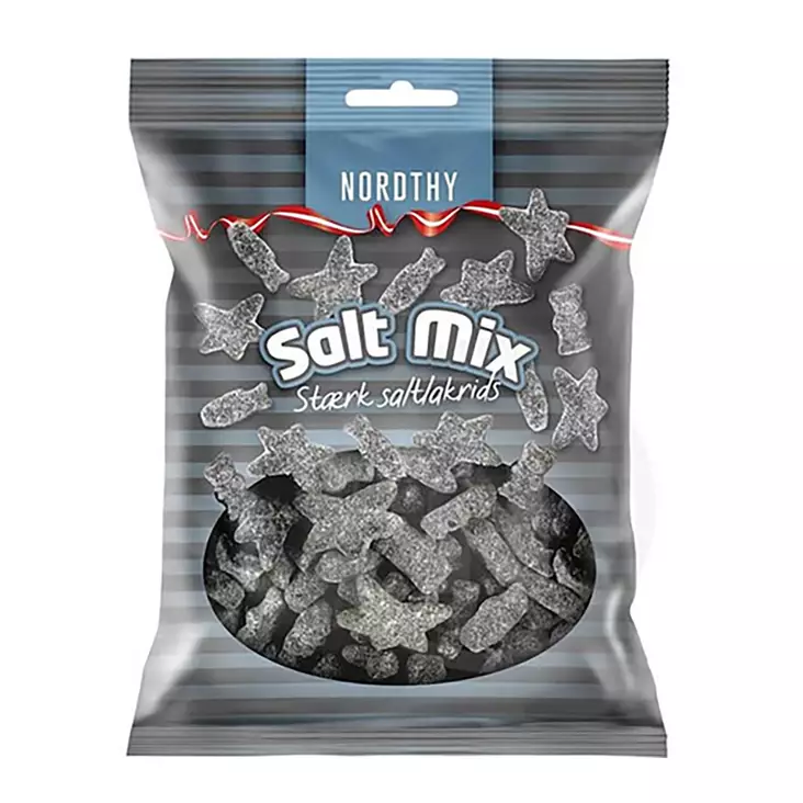 Lakritsi Salt Mix karkkipussi 170 g - Makeiset ja naposteltavat - 5711070800937 - 1