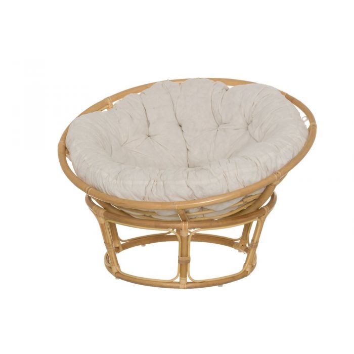 Papasan rottinkituoli 4Living py=C3=B6re=C3=A4 pehmusteella - Puutarhatuolit - 6410416059617 - 4