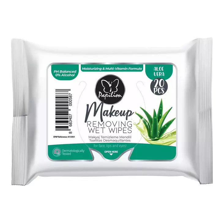 Meikinpoistopyyhe Aloe Vera paketti - Kasvojen puhdistus - 8683407000587 - 1