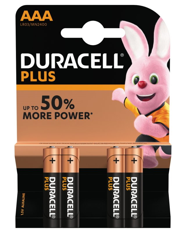 PARISTO DURACELL AAA 4KPL PLUS POWER - Sormiparistot - 5000394018457 - 1