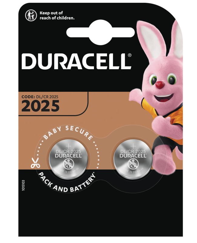 PARISTO DURACELL NAPPIPARISTO 2025 2KPL - Nappiparistot - 5000394203907 - 1