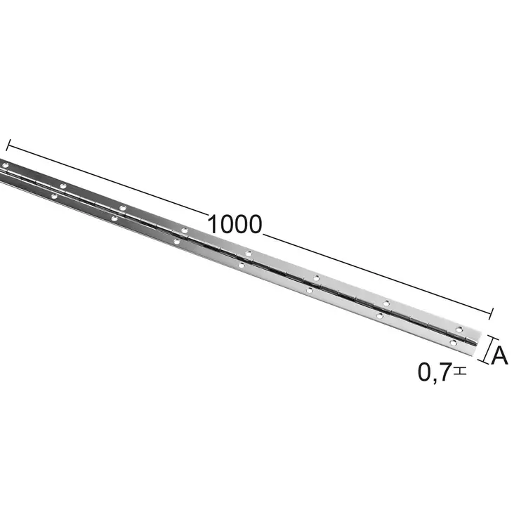 PIANOSARANA 32x0,7x1000MM NIKLATTU - Saranat - 4030995019257 - 1