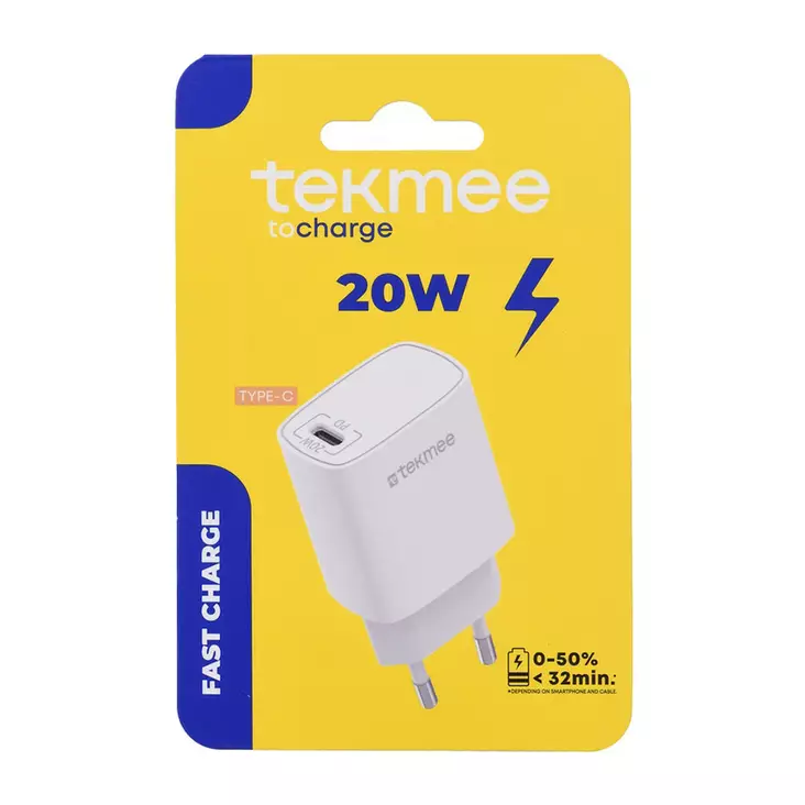 Tekmee seinälaturi USB-C - Laturit, kaapelit ja varavirtalähteet - 3661075323097 - 1
