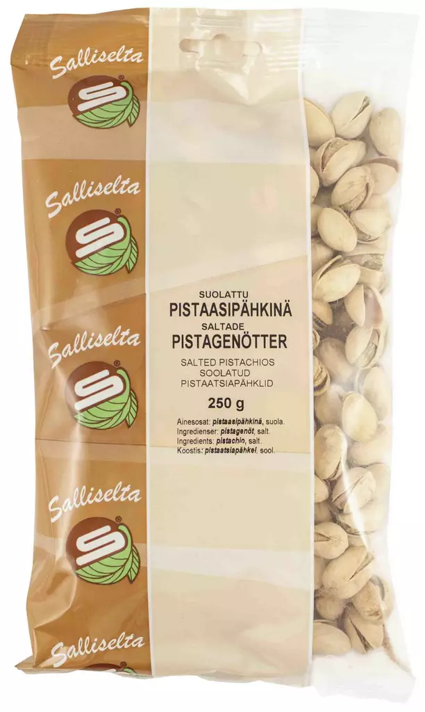 Pistaasip=C3=A4hkin=C3=A4 250G Sallinen - Pähkinät ja siemenet - 6436501050147 - 1