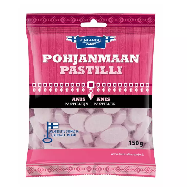POHJANMAAN PASTILLI ANIS 150G - Pastillit - 6430050763787 - 1