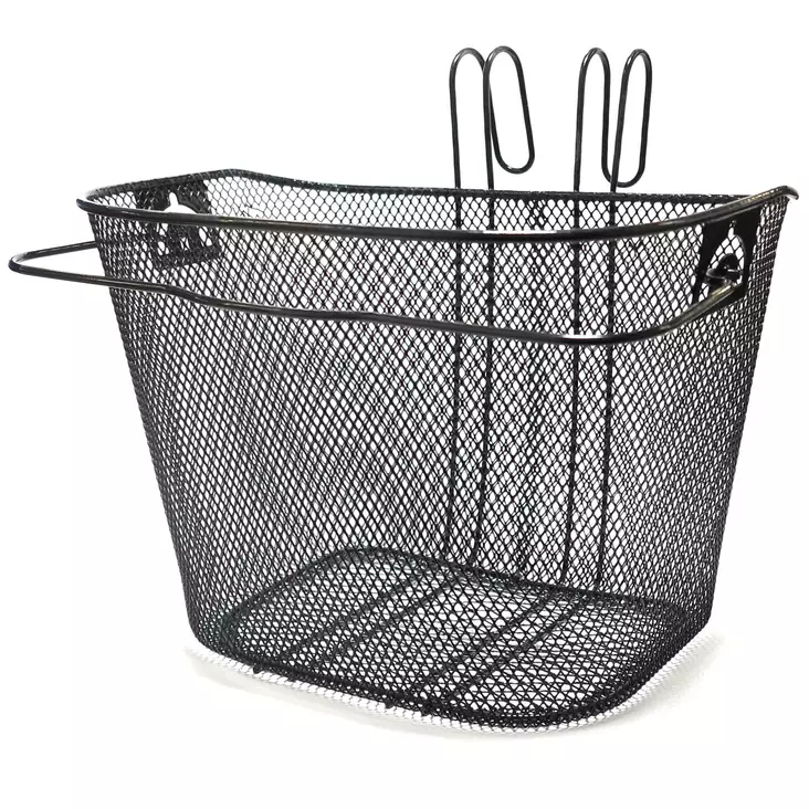 POLKUPYÖRÄN ETUKORI 33 x 24 x 25cm MUSTA - Polkupyörätarvikkeet - 6438159095587 - 1