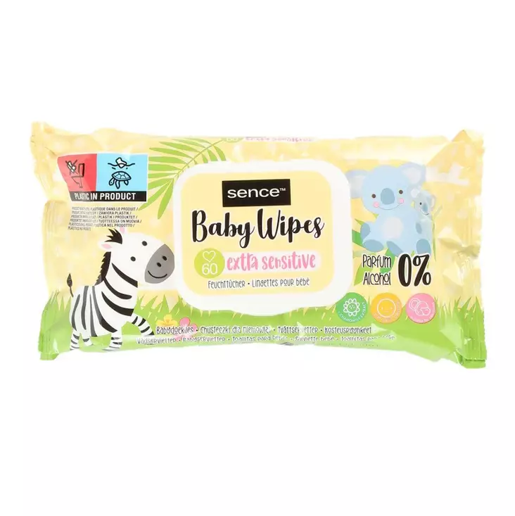 puhdistuspyyhe baby wipe extra sensitive - Kasvojen puhdistus - 8718924874097 - 1