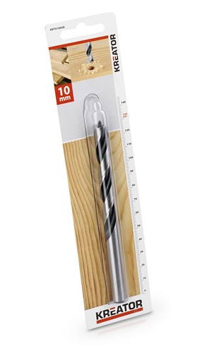 Puuporanterä 10×124 KREATOR - Puuporanterät - 5400338045127 - 1