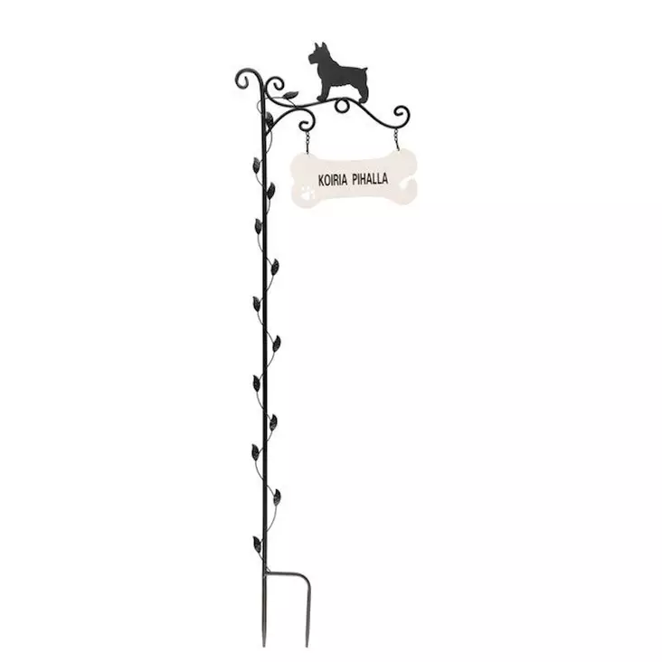 Puutarhakoriste kyltti Koiria pihalla 104cm - Puutarhakoristeet - 6410416457017 - 1