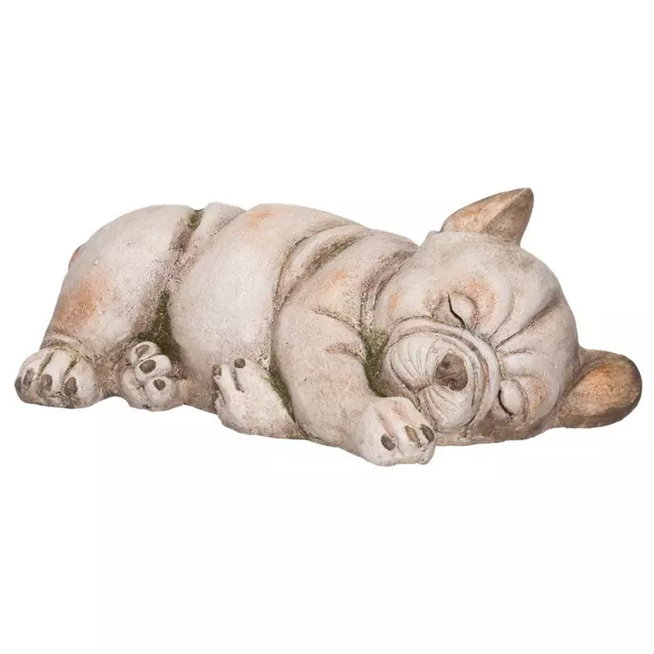 Puutarhapatsas Koira nukkuva 37cm - Pihapatsaat ja veistokset - 6410416318967 - 1