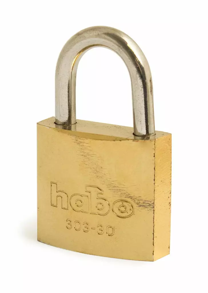 RIIPPULUKKO HABO 303-30 - Riippulukot, kassalippaat ja kassakaapit - 7317900173127 - 1