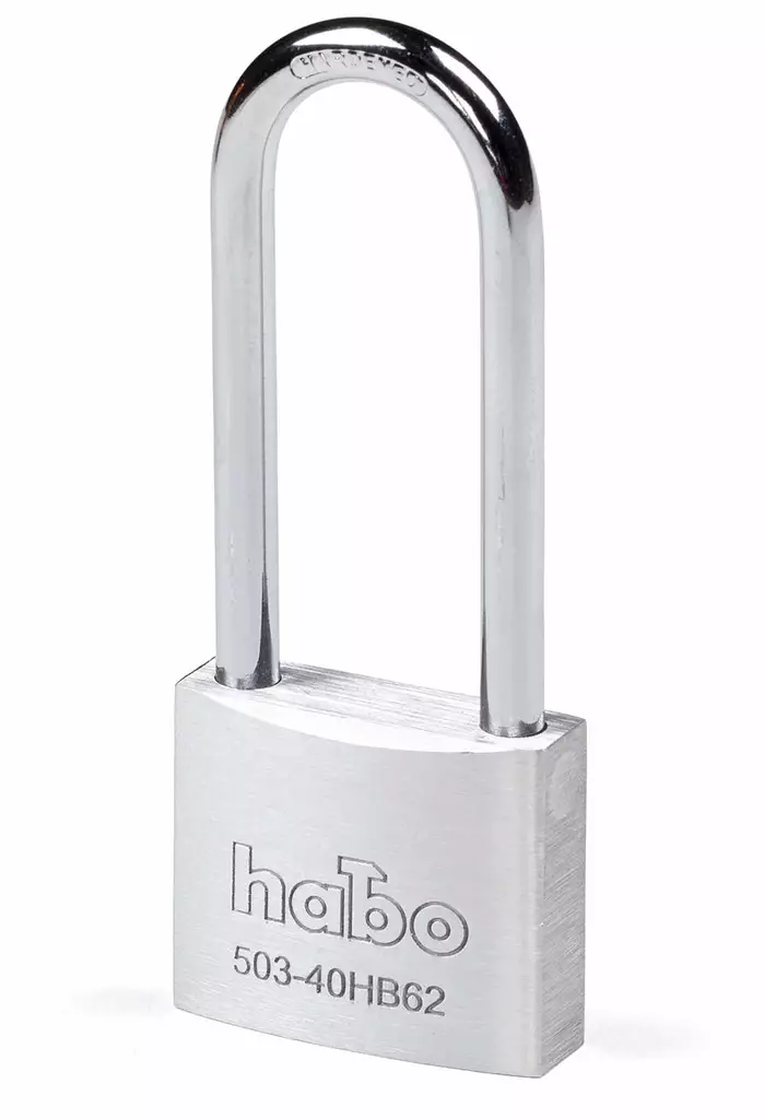 RIIPPULUKKO HABO 503-40HB62 Alumiini - Riippulukot, kassalippaat ja kassakaapit - 7317900173257 - 1