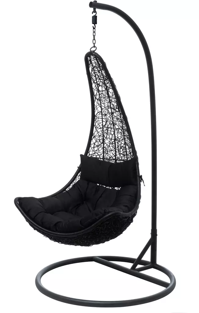 Riipputuoli Bahama musta telineellä - Riipputuolit - 6438168095707 - 1