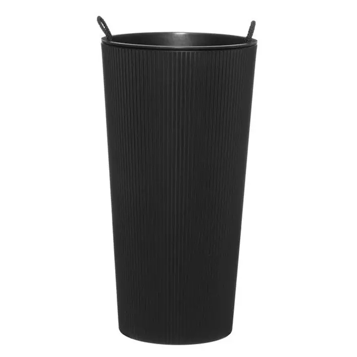 Ruukku Lilia 30x30x57cm musta - Ulkoruukut - 6410416245027 - 1