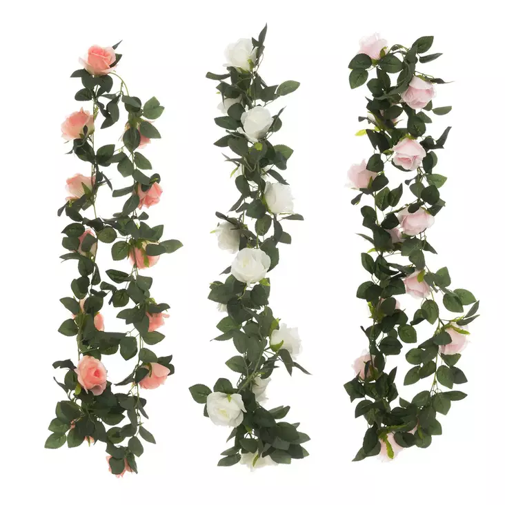 Ruusuköynnös 180 cm - Tekokasvit ja muovikukat - 6410413119567 - 1